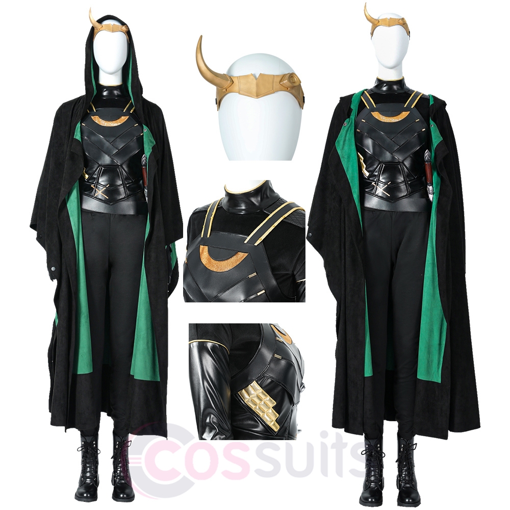 Marvel 2021 Loki Sylvie Lushton Lady Loki Cosplay Costume 