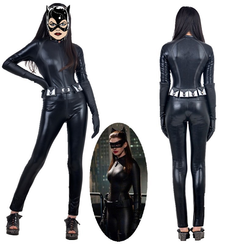 Batman The Dark Knight Rises Selina Kyle Catwoman Cosplay Costume