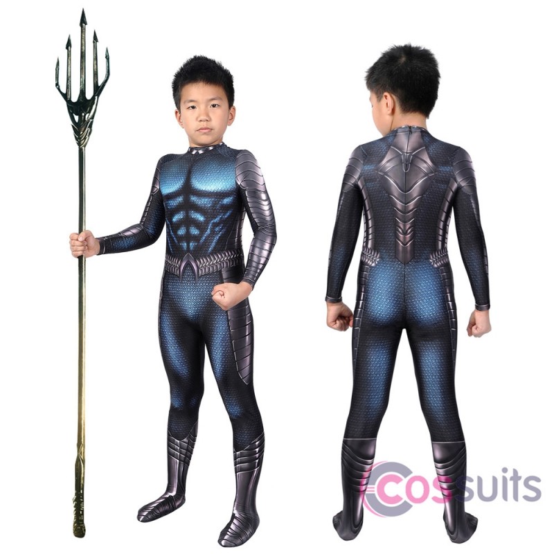 Aquaman 2 Kids Costume Aquaman Arthur Curry Jumpsuit