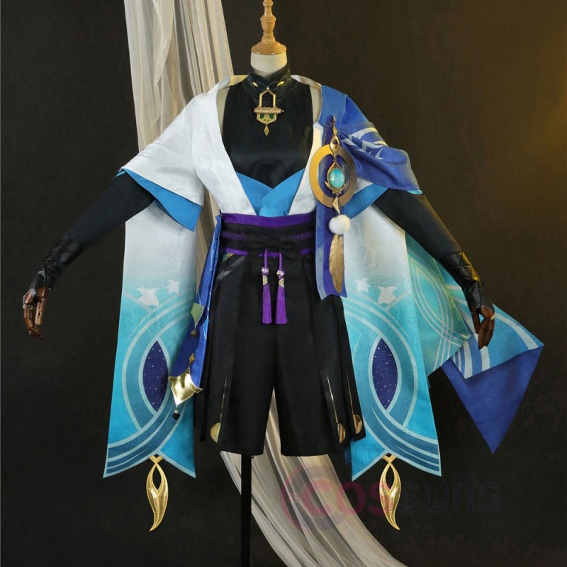 Game Genshin Impact Kunikuzushi Cosplay Costume - CosSuits