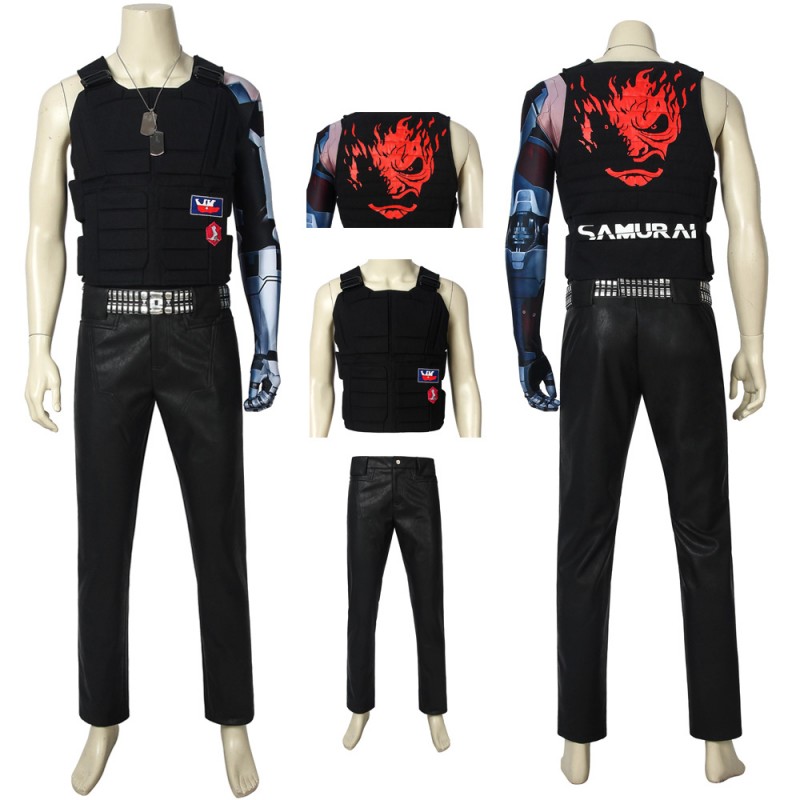 Johnny Silverhand Cosplay Costume Cyberpunk 2077 Cosplay Suit