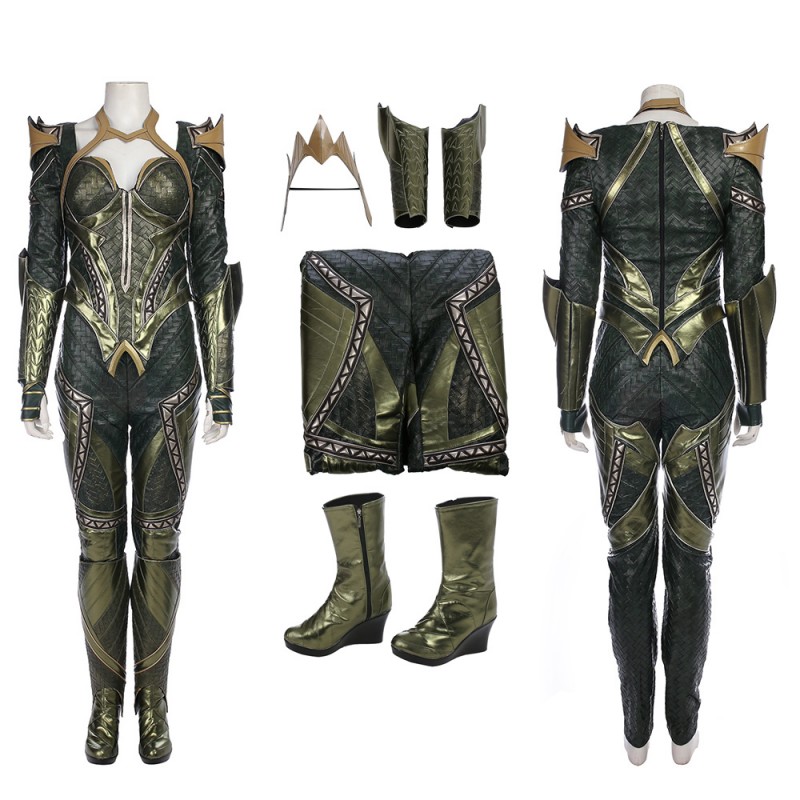Justice League Mera Costume Cosplay Costume Suit