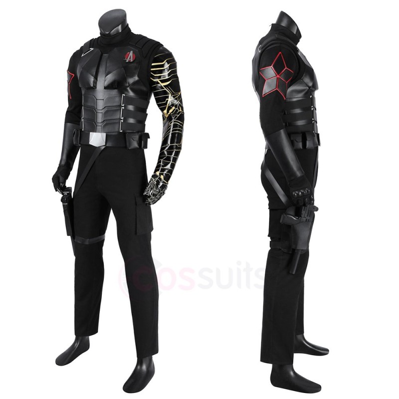 Avengers Winter Soldier Bucky Barnes Hoodie Sweatshirt Cosplay Jacket Coat - Foto 6