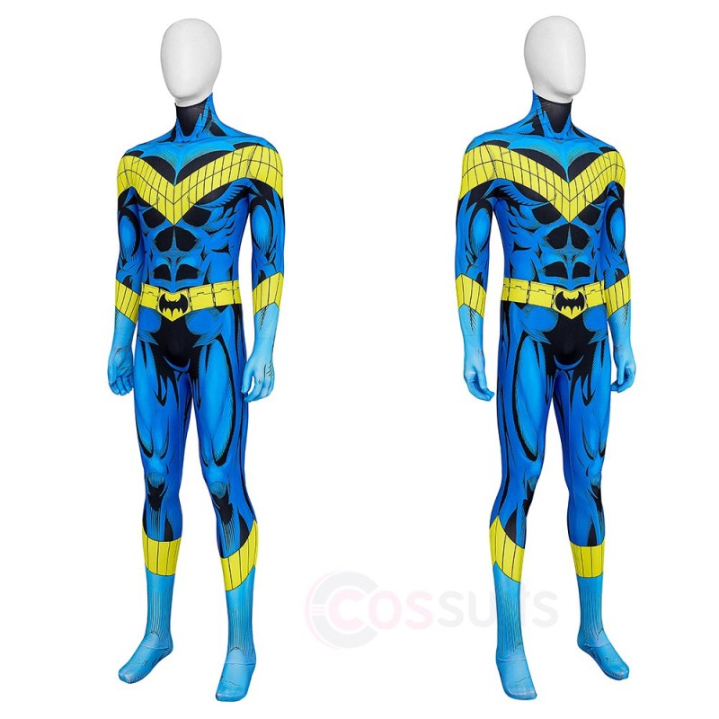 Titans Nightwing Cosplay Jumpsuit - 3D Printed Bodysuit With Mask - Halloween