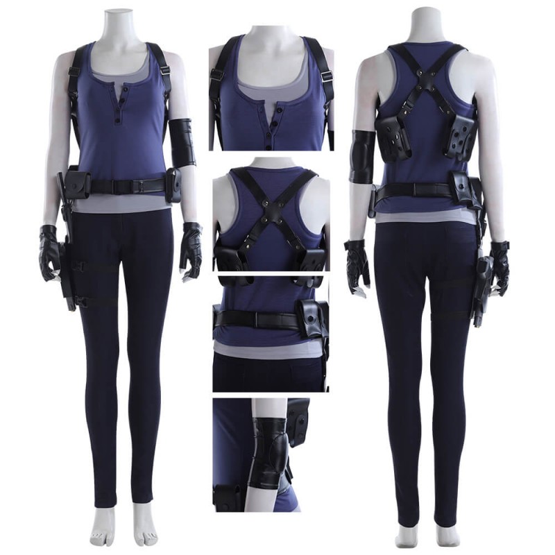 Resident Evil 3 Remake Costume Jill Valentine Cosplay Suit