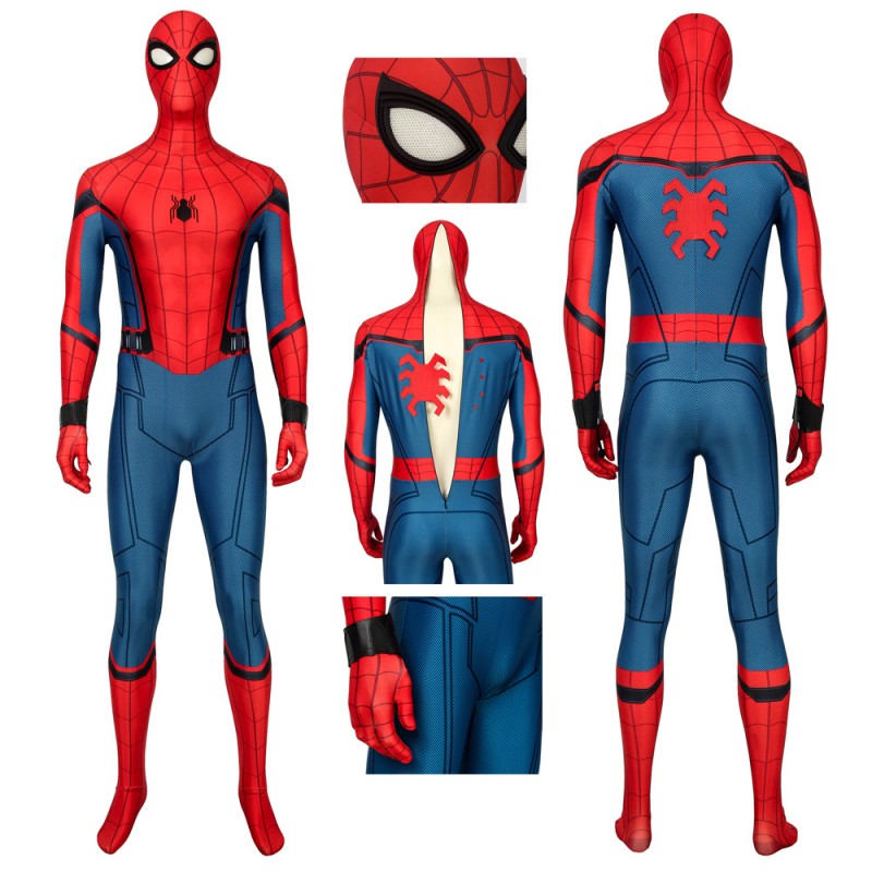 Spider-Man Far From Home Spiderman Peter Parker Cosplay Jumpsuit