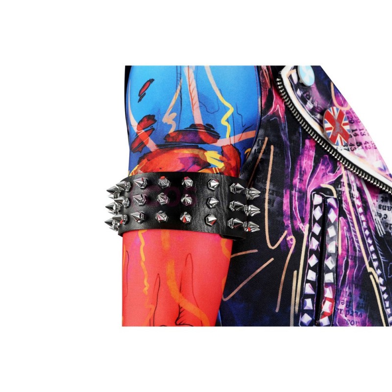 Spider-Punk Hobart Brown Cosplay Costumes Across the Spider Verse