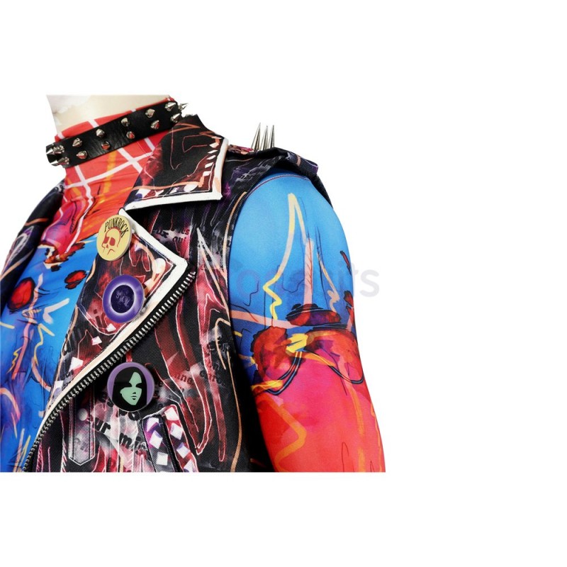 Spider-Punk Hobart Brown Cosplay Costumes Across the Spider Verse