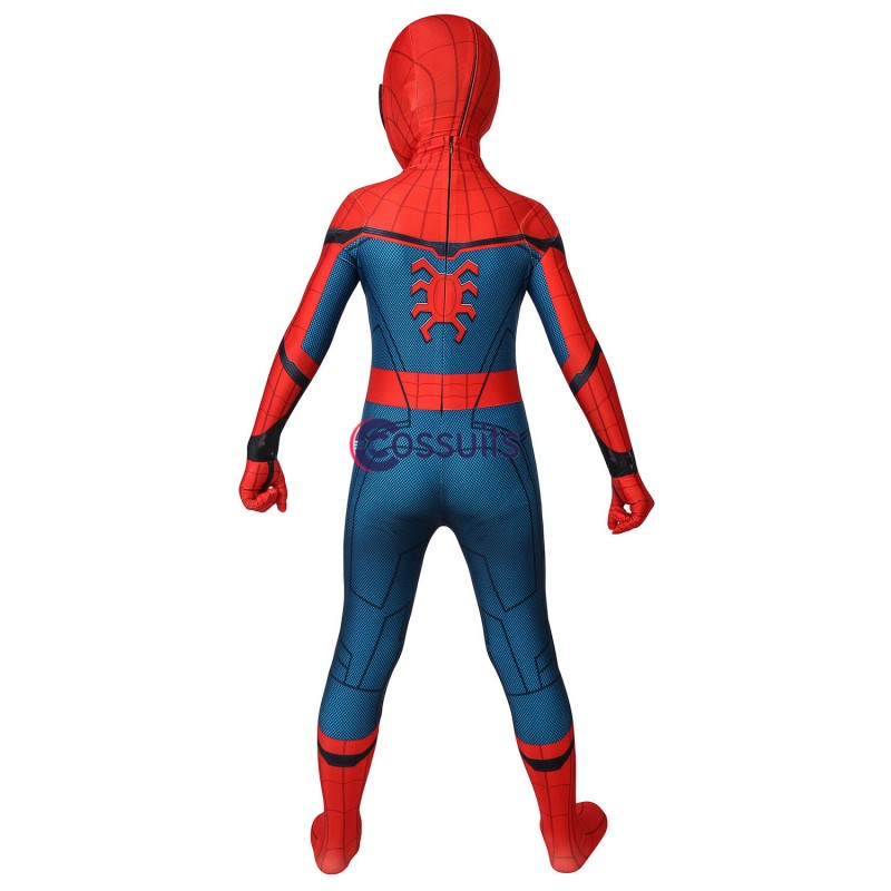Kids Mens Spiderman Costume Spider-Man Child Boys Cosplay Superhero Jumpsuit - Foto 6