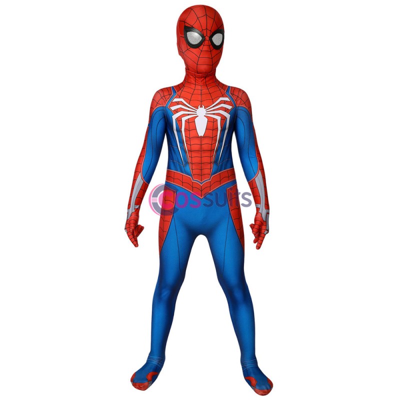 Spiderman Kids Suits Spiderman PS4 Cosplay Costume Halloween Costumes ...