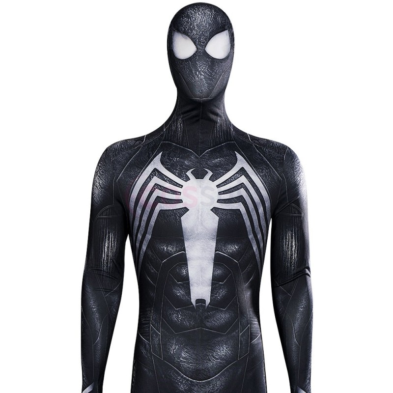 Spider Man 2 Venom Symbiote PS5 Cosplay Costumes Halloween Suit CosSuits