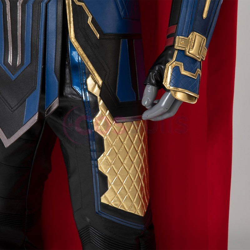 Thor 4 Love And Thunder Cosplay Costumes Thor Blue Suits - CosSuits
