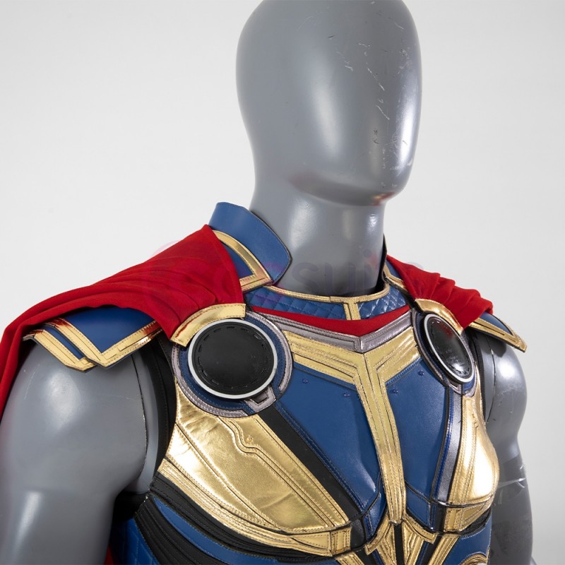 Thor 4 Love And Thunder Cosplay Costumes Thor Blue Suits - CosSuits