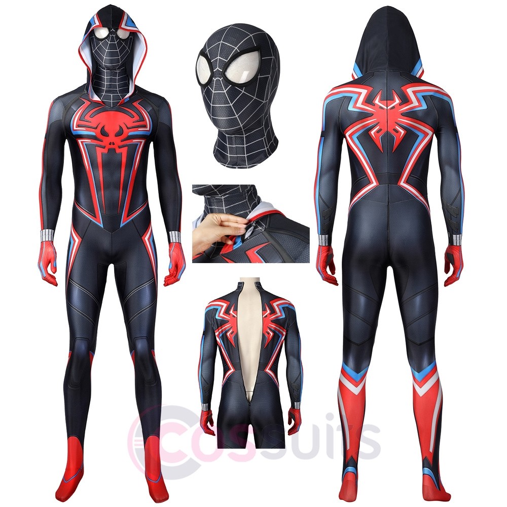 Spider-Man PS5 Miles Morales 2099 Costume Miles Morales 2099 Cosplay ...