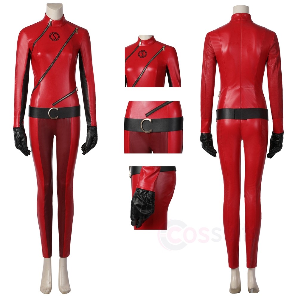 The Umbrella Academy Season 3 Jayme No 6 Cosplay Costume Outfits Halloween Carnival Suit