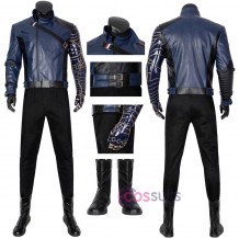 2021 New Bucky Barnes Costume The Falcon and the Winter Soldier Cosplay Suit