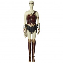 Wonder Woman Diana Prince Cosplay Costume with Boots