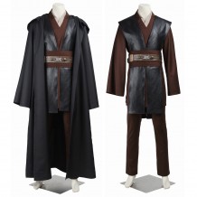 Anakin Skywalker Cosplay Costume Star Wars Black Cosplay Suit