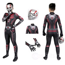Kids Ant-Man And The Wasp Quantumania Cosplay Costumes Scott Lang Jumpsuit