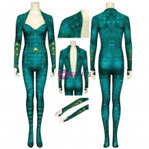 Aquaman Mera Costume Mera Cosplay Jumpsuit