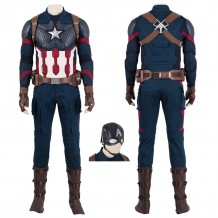 Captain America Cosplay Costume Avengers Endgame Steve Rogers Cosplay Suit