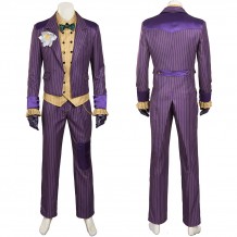 Joker Cosplay Costume Arkham Asylum Joker Cosplay Suit