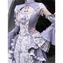 Dragon Wisteria Elegant Crop Top