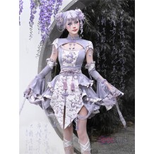 Dragon Wisteria Elegant Crop Top