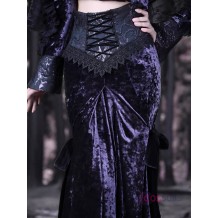 Moon Goddess Gothic Fishtail Long Skirt