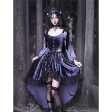 Moon Goddess Velvet Corset Top