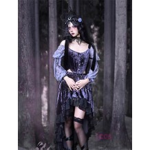 Moon Goddess Velvet Corset Top