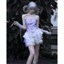 God's Redemption Lace Tiered Shorts