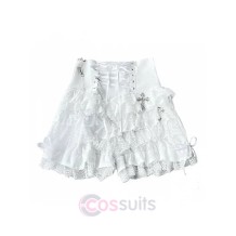 God's Redemption Lace Tiered Shorts