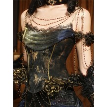 Blood Supply Dark noble tiered short Skirt & Top Set