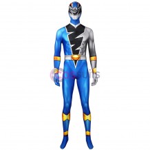 Blue Power Rangers Costume Kishiryu Sentai Ryusoulger Blue Solider Cosplay Suit