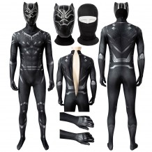 Black Panther Costume Captain America: Civil War T'Challa Cosplay Jumpsuit
