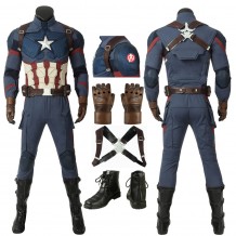 Captain America Steven Rogers Cosplay Costume Avengers Endgame Costume