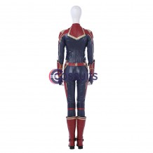 2019 Captain Marvel Carol Danvers Cosplay Costume Red Version