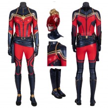 Captain Marvel Costume Carol Danvers Avengers Endgame Cosplay Suits