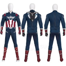 Sam Wilson Captain America 4 Cosplay Costumes Top Level