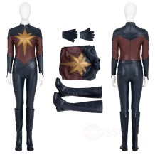 Captain Marvel Cosplay Costume Carol Danvers Halloween Costume
