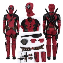 Deadpool 3 Wade Wilson Kids Cosplay Costume Top-Level Halloween Outfit