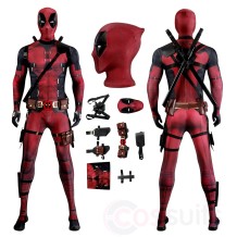 Deadpool 3 Wade Wilson Jumpsuits Cosplay Costumes Full Set