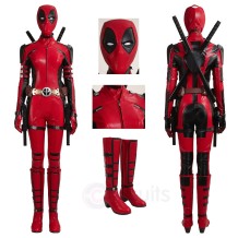 Lady Deadpool Cosplay Costume Female Deadpool and Wolverine Outfit