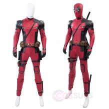 Deadpool 2 Cosplay Costumes Wade Wilson Red Suit
