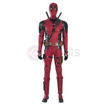 Deadpool 3 Cosplay Costume Wade Winston Halloween Red Cosplay Suit
