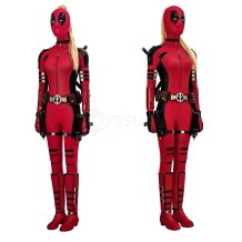 2024 Lady Deadpool Cosplay Costume Deadpool Wolverine Halloween Cosplay Suit