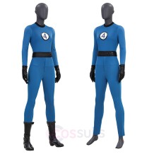 Fantastic Four Sue Storm Invisible Woman Cosplay Costume Jumpsuit