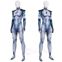 Fantastic Four Invisible Woman Future Foundation Printed Cosplay Costume