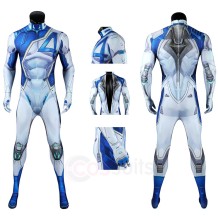 Marvel Rivals Fantastic Four Cosplay Costume Mister Fantastic Jumpsuit Outfit